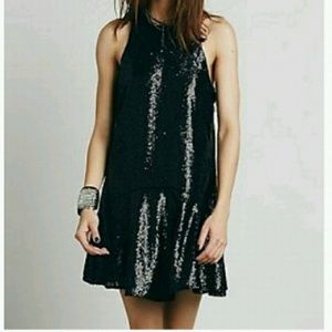 Sequined Free People Mini Dress